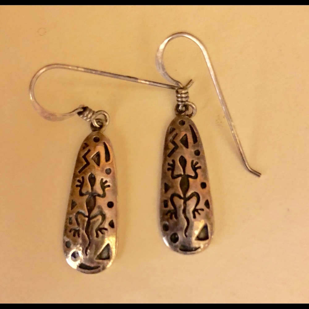 Sterling silver earrings.